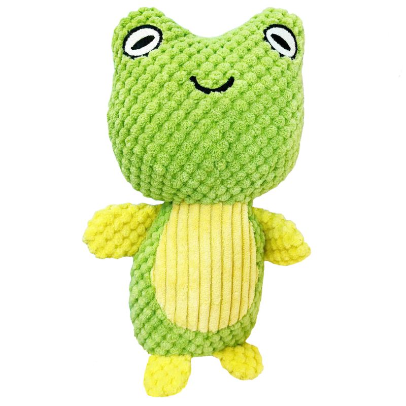 Nutrapet - Squeakz Plush Dog Toy - Zebby/Bunny/Froggy - Style May Vary - 1 Pc