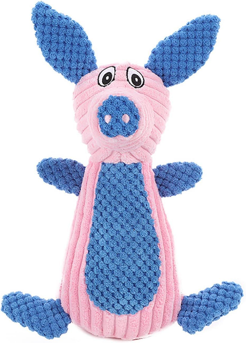 Nutrapet - Squeakz Plush Large Dog Toy - Ely/Papa Piggie - Style May Vary - 1 Pc