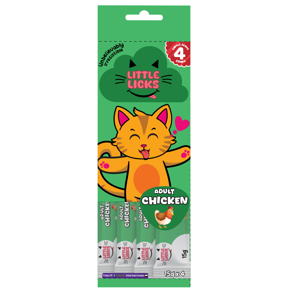 Nutrapet - Little Licks Chicken Creamy Bisque Treats - Pack of 1 - 4 Pcs