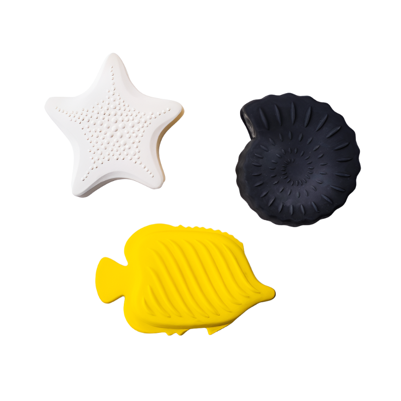 Etta Loves - Animal Natural Rubber Bath Toys - 3pcs