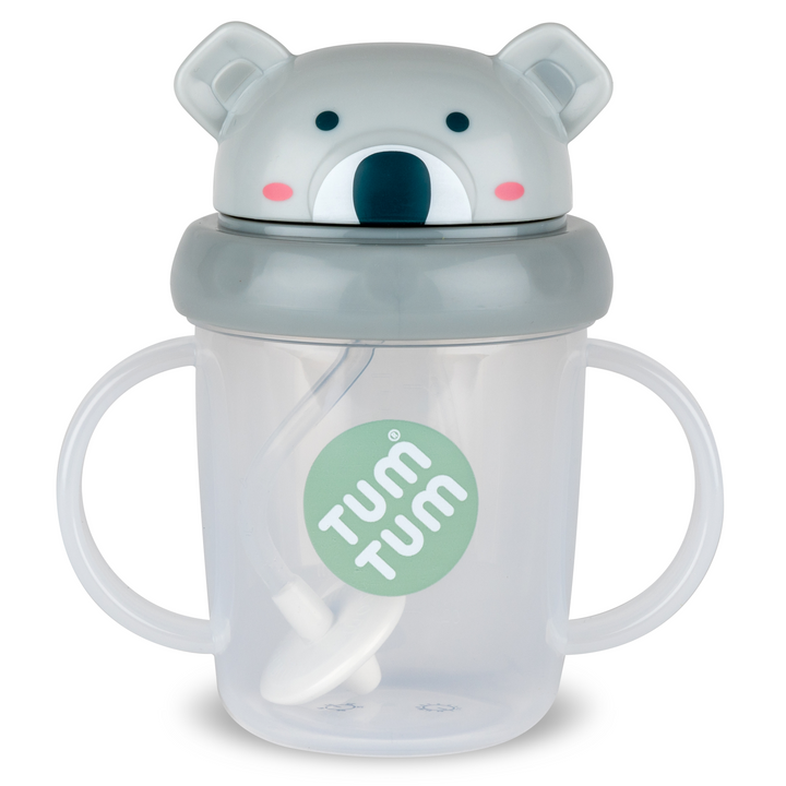 Tum Tum - Series 3 Tippy Up Weighted Straw Cup - Koala - 200 ml