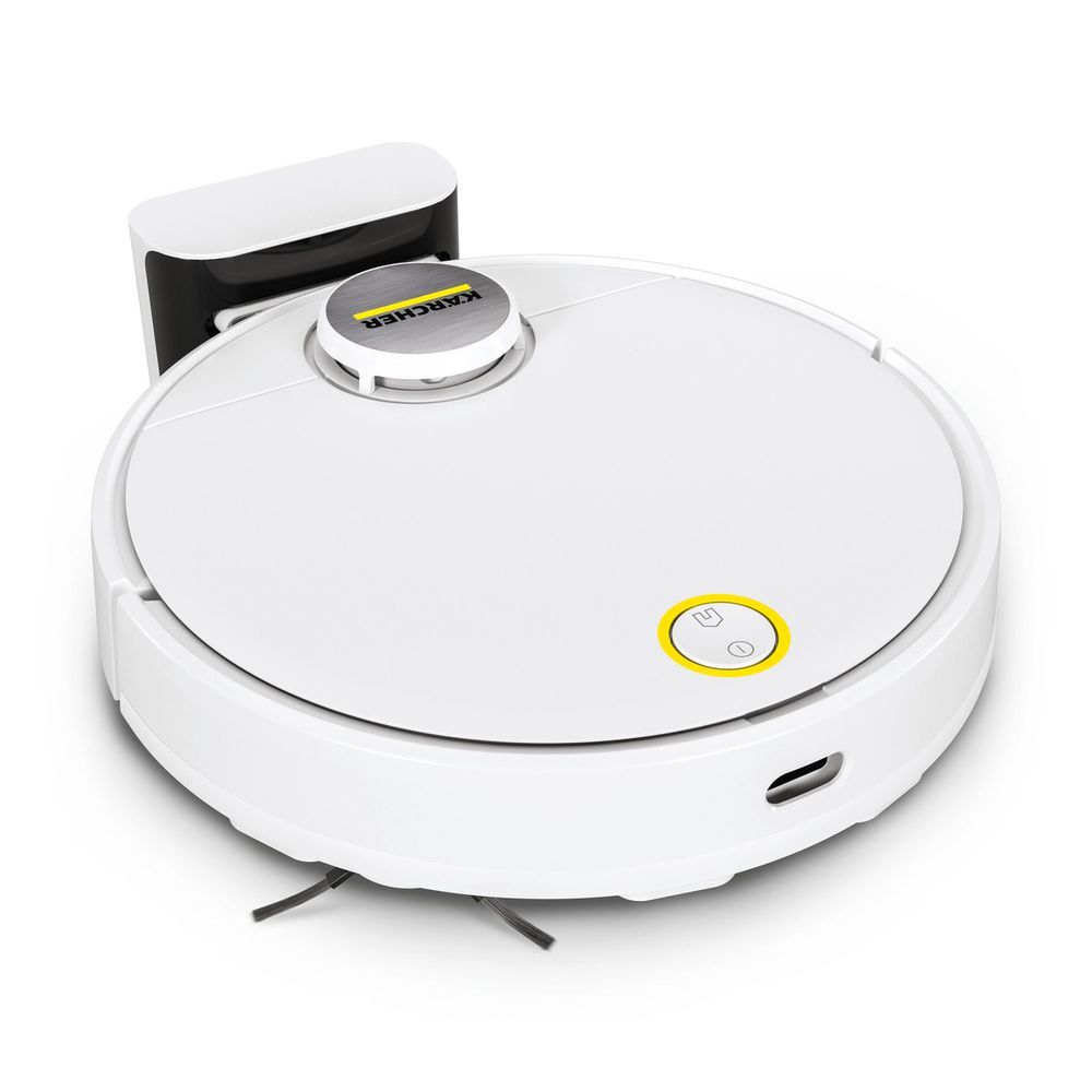 Karcher - Robot Vacuum Cleaner With Wiping Function RCV 3 - White