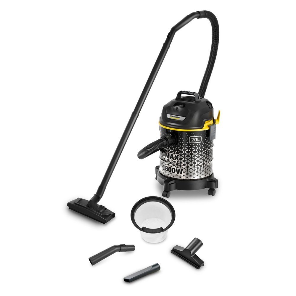 Karcher - Canister Vacuum Cleaner DVAC 1800 - Black