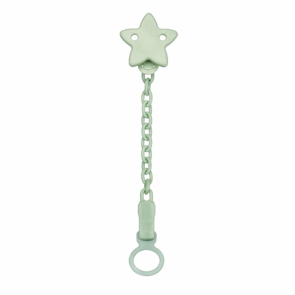 Chicco - All You Can Pacifier Clip - Star - Green