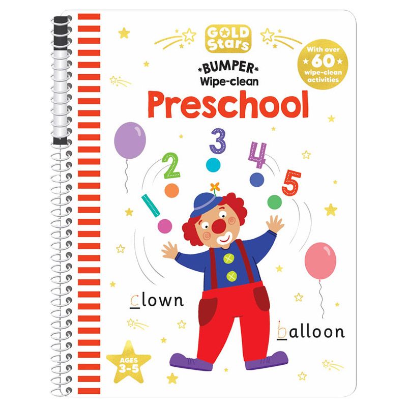 Gold Stars Vol. 2 - Preschool Write & Wipe Bumper