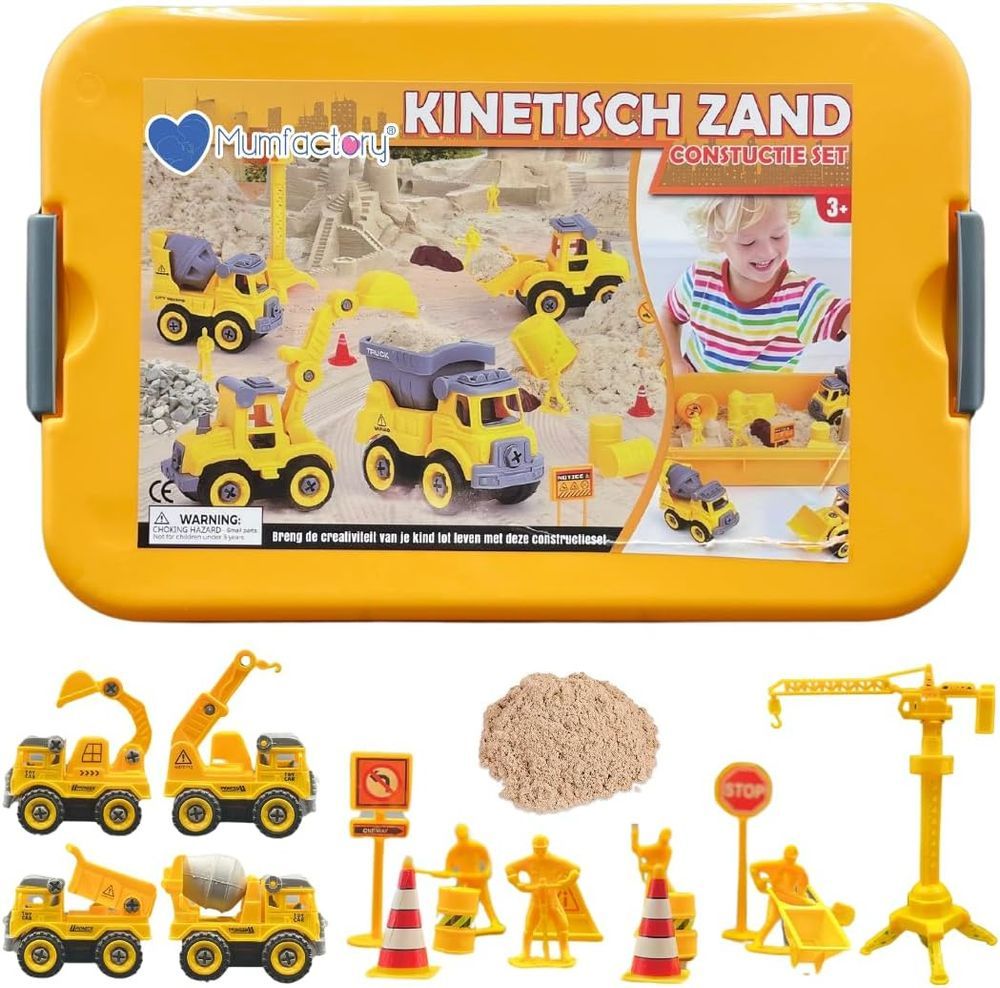 Mumfactory - Magic Sand Construction Toy Set - 24 Pcs