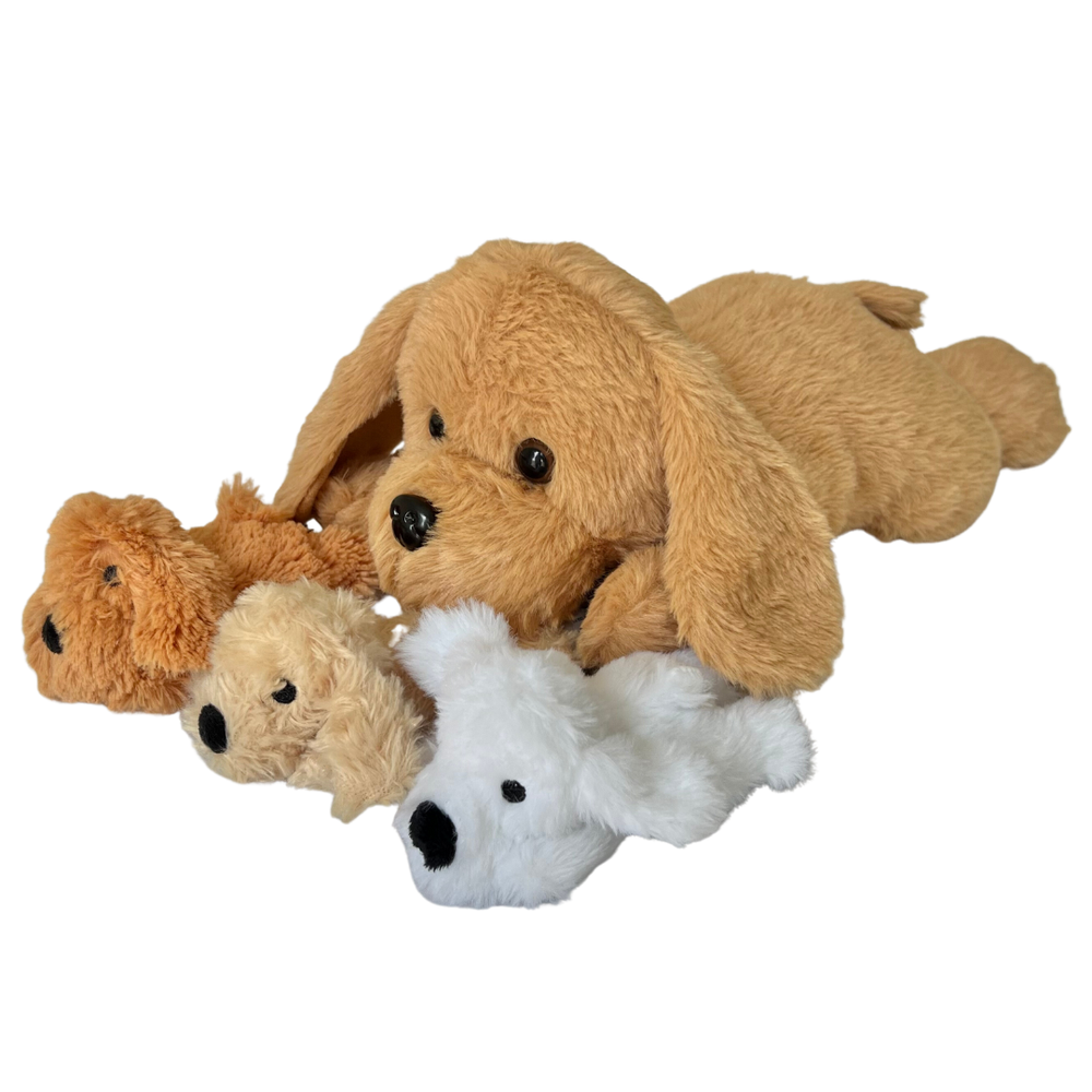 Mumfactory - Dog Plush Soft Toys - 4 Pcs