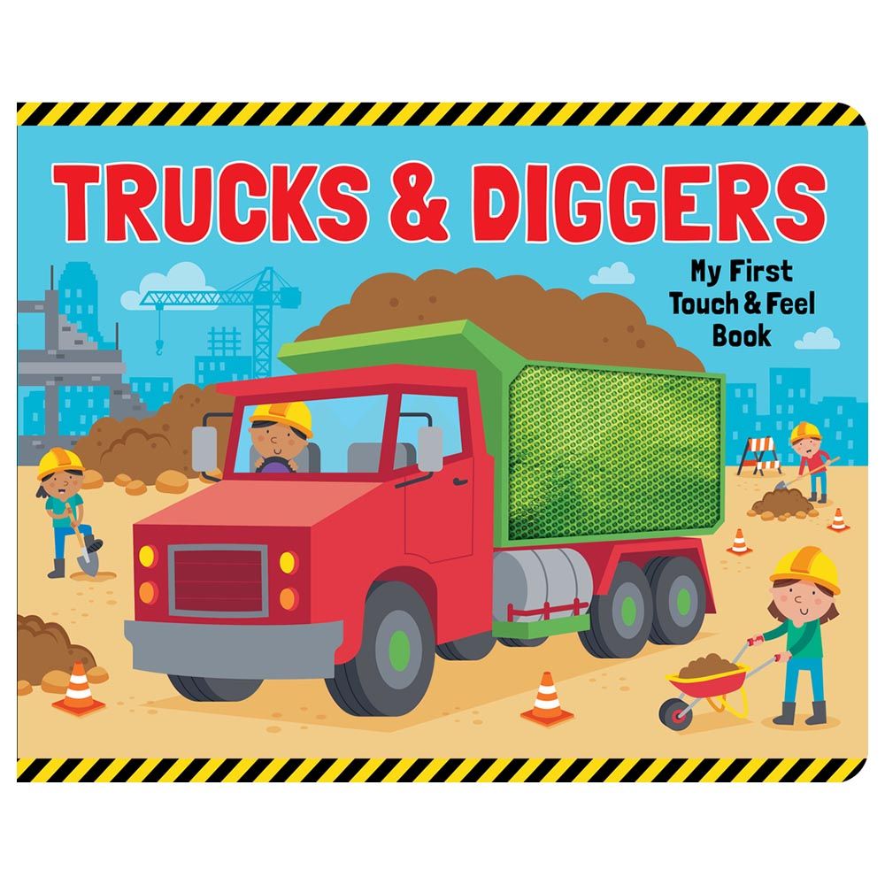 Trucks & Diggers Touch & Feel Board Book