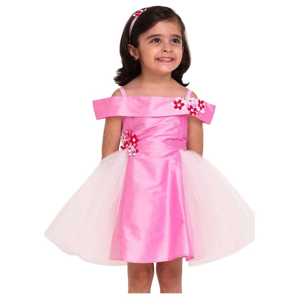 A Little Fable - Iris Dress - Pink