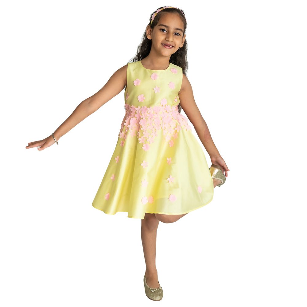 A Little Fable - Amal Dress - Yellow