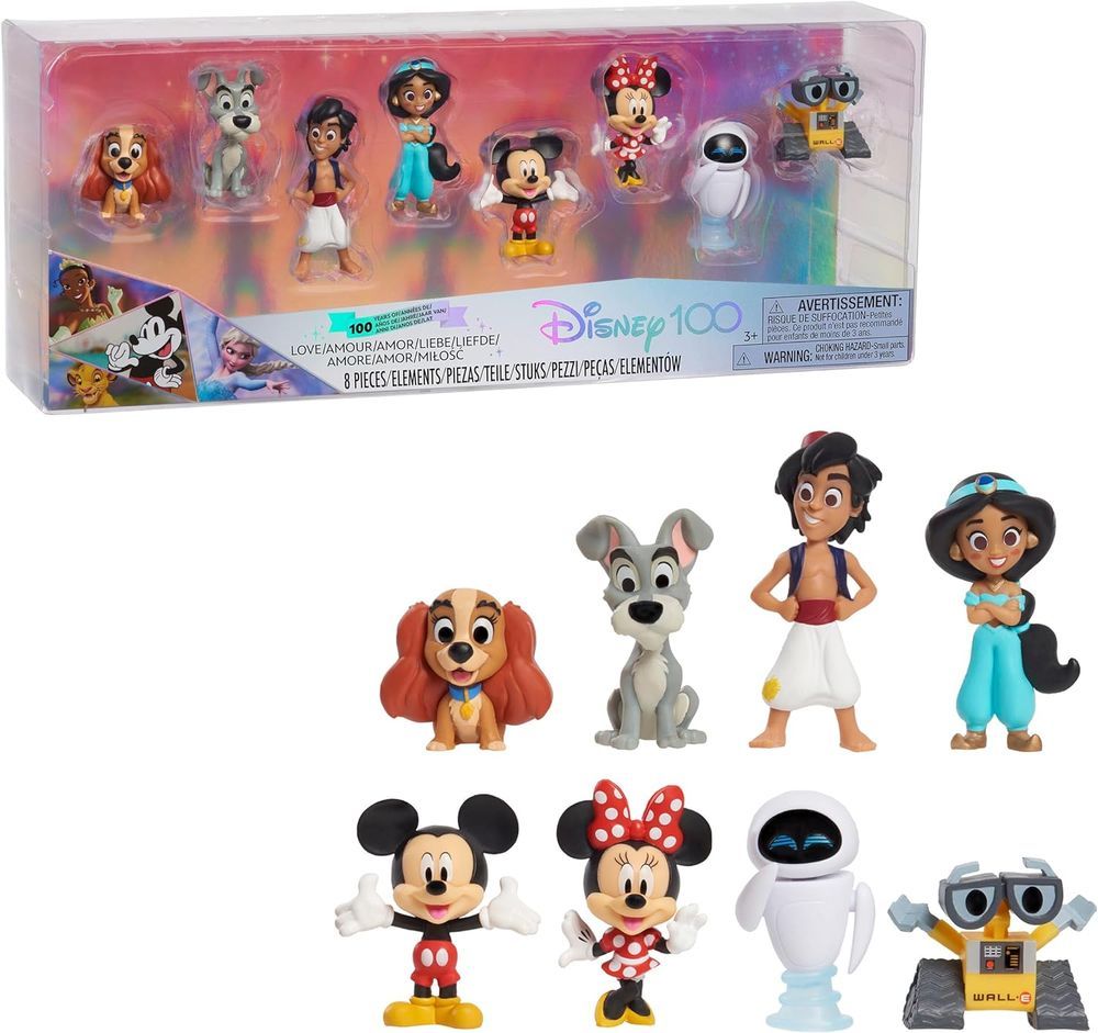 Disney - 100 Years Celebration Figures - Love - 8pcs