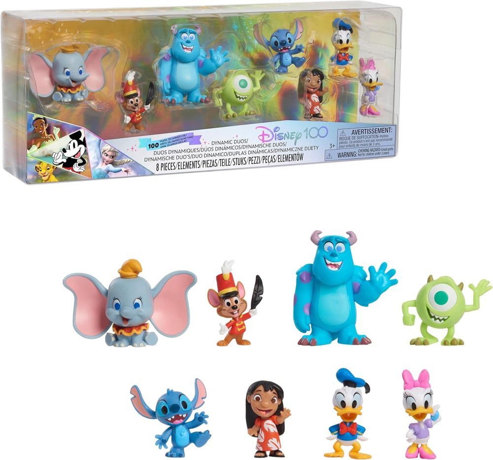 Disney - 100 Years Celebration Figures - Dynamic Duos - 8pcs