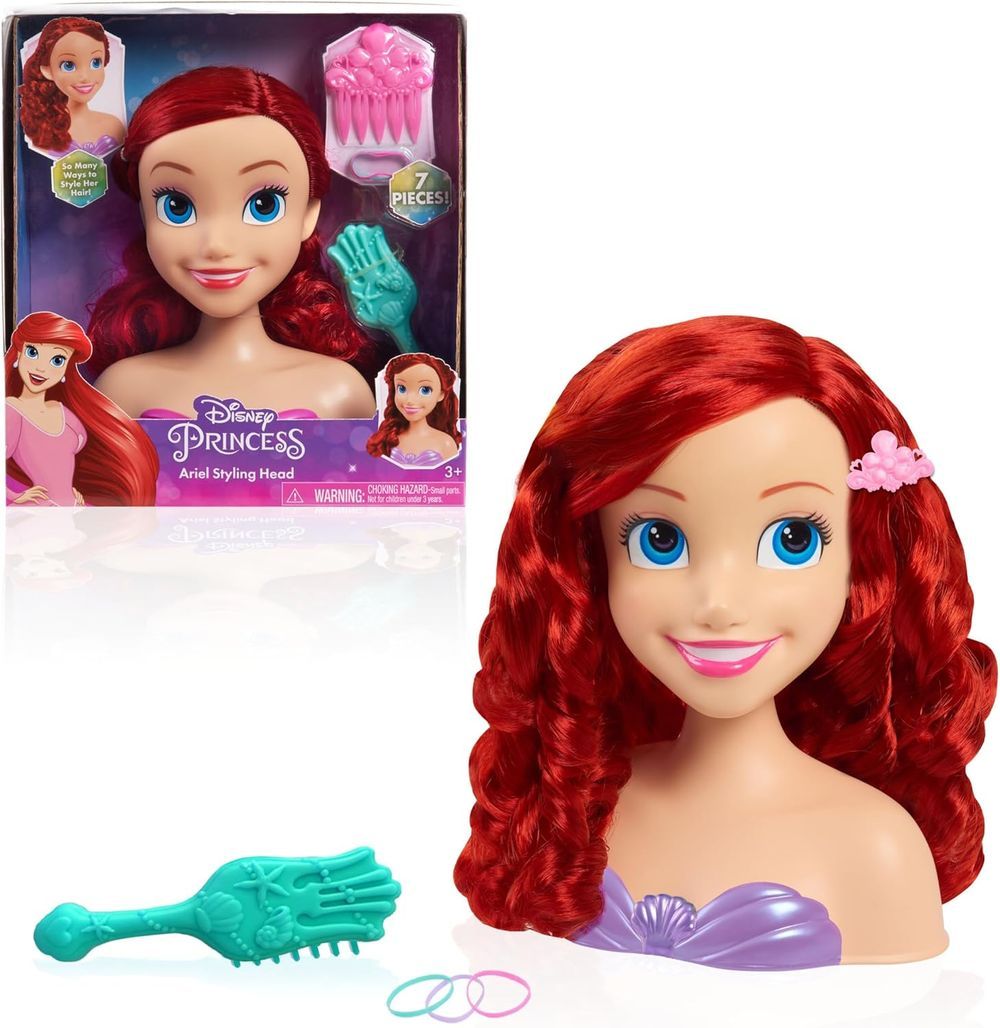 Disney - Princess Small Styling Head Kit - Ariel - 7 Pcs