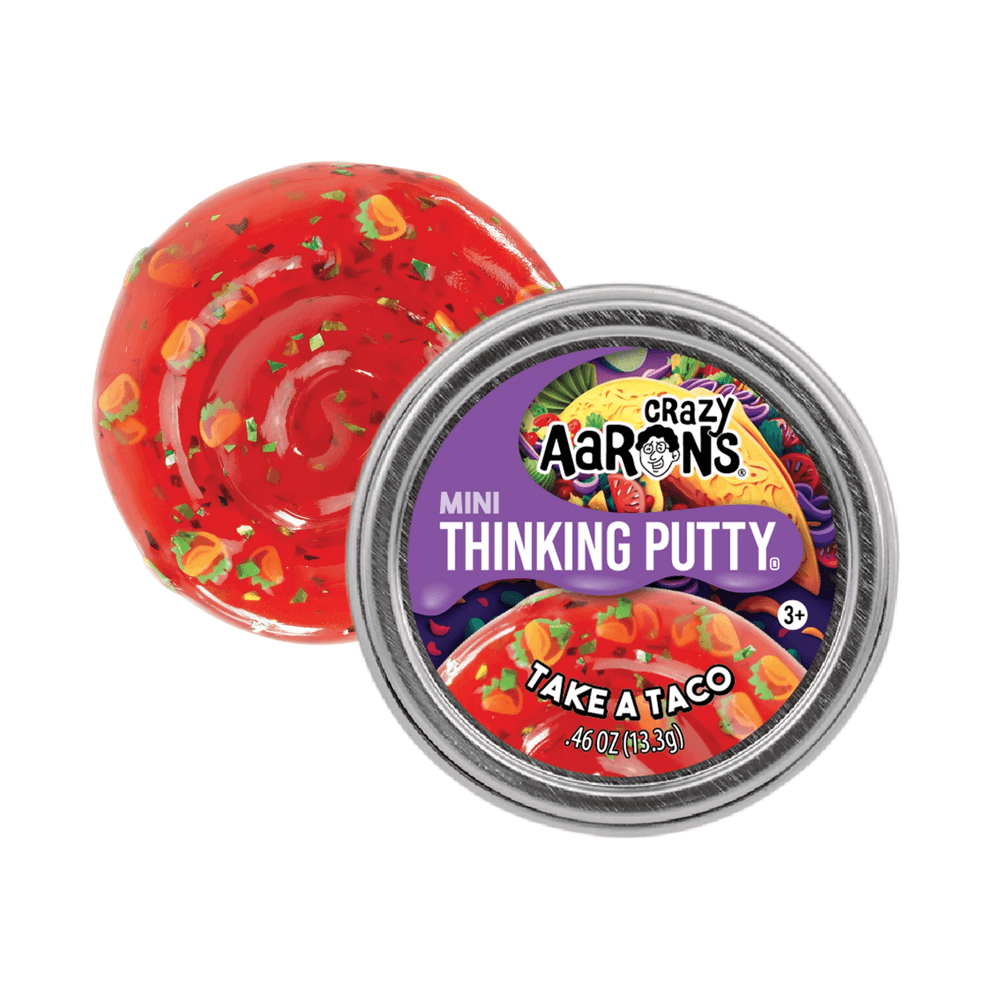 Crazy Aaron's - Soft Textured Mini Thinking Putty Take A Taco