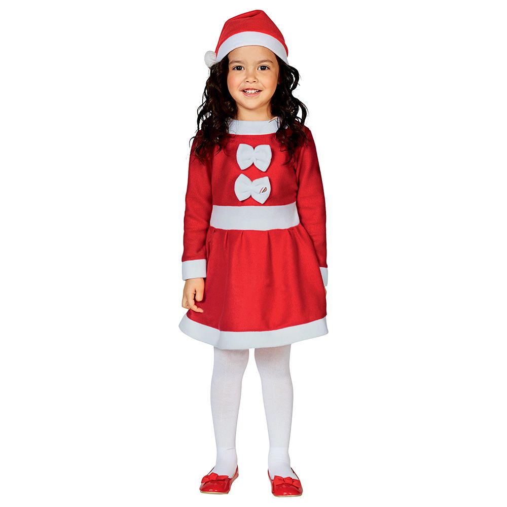 Mad Toys - Santa'S Helper Kids Christmas Costume - Red