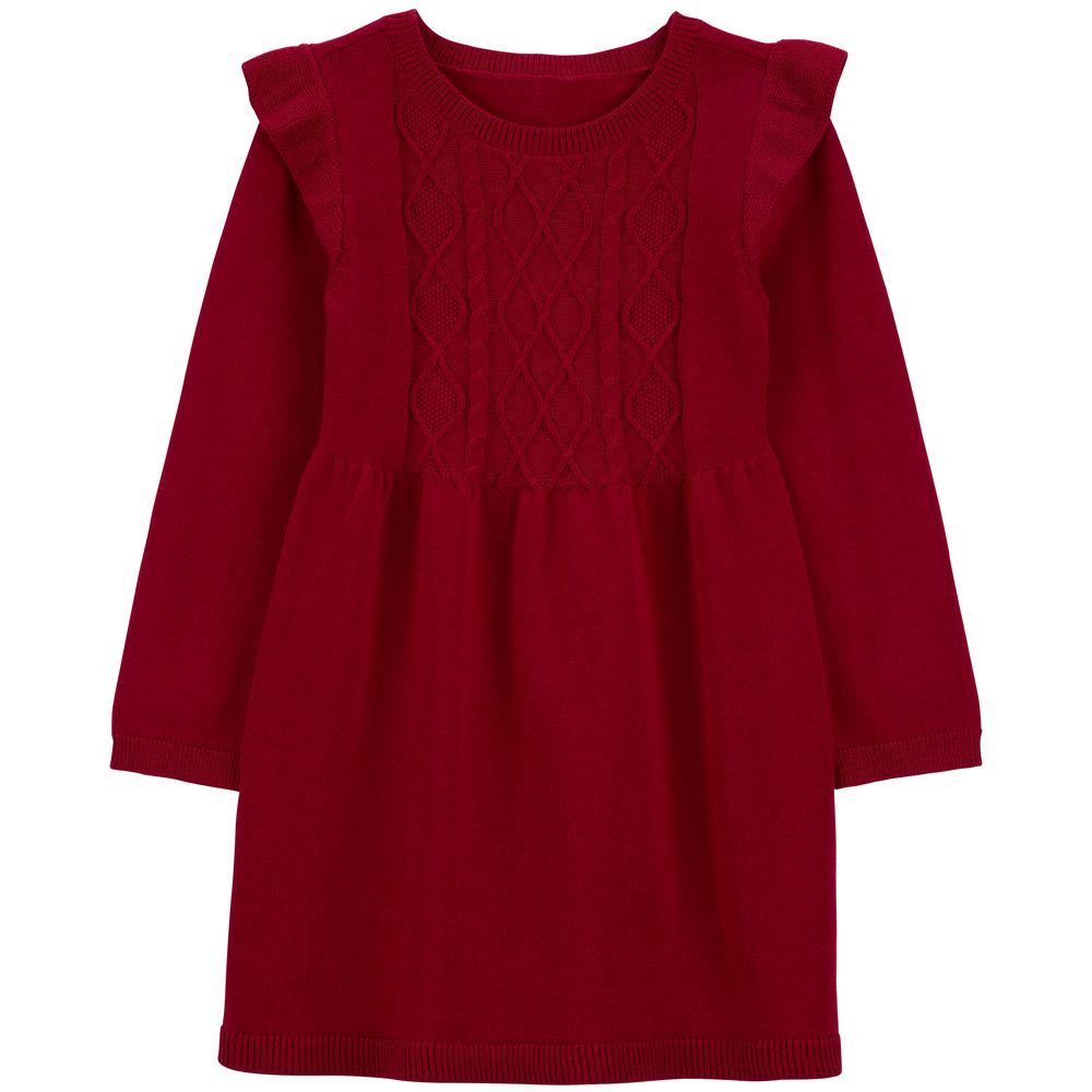 Carters - Sweater Dress - Red