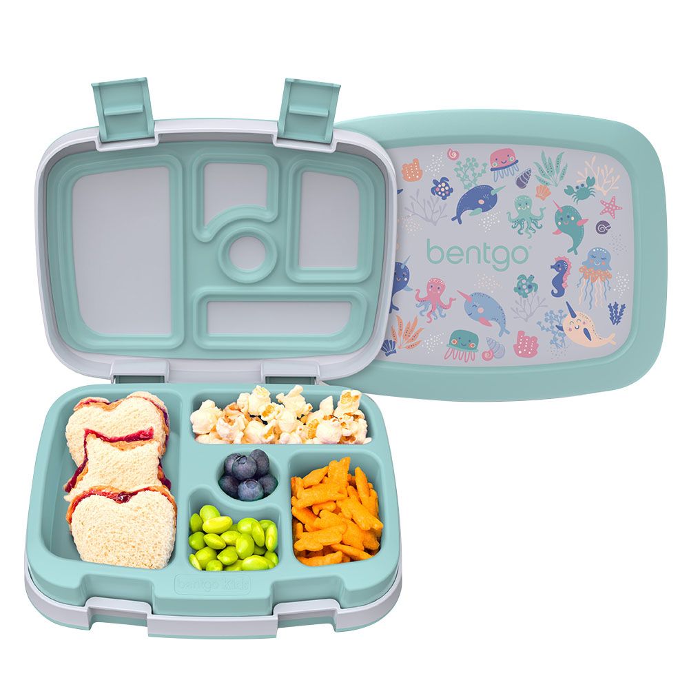 Bentgo - Kids Prints 5 Compartment Lunchbox - Sea Life