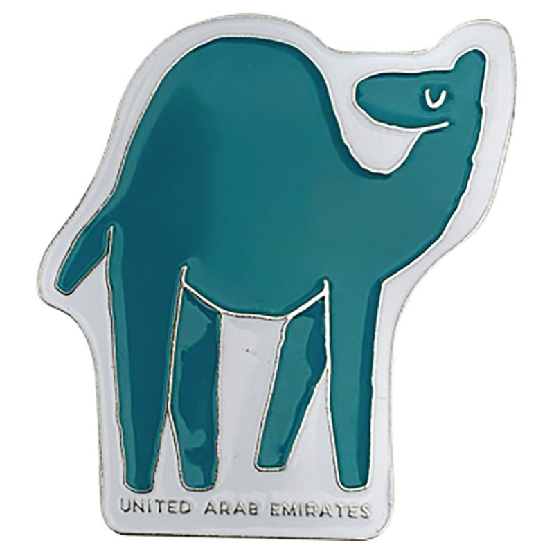 Little Majlis - Enamel Magnet - Camel Teal