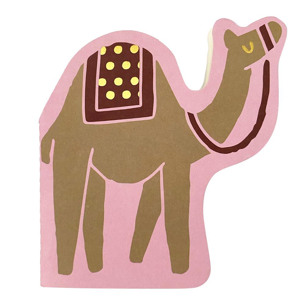 Little Majlis - Camel Notebook - Pink/Gold