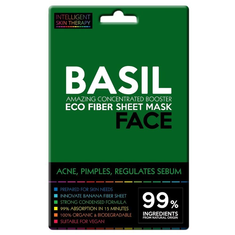 Intelligent Skin Therapy - Basil Eco Fiber Face Sheet Mask