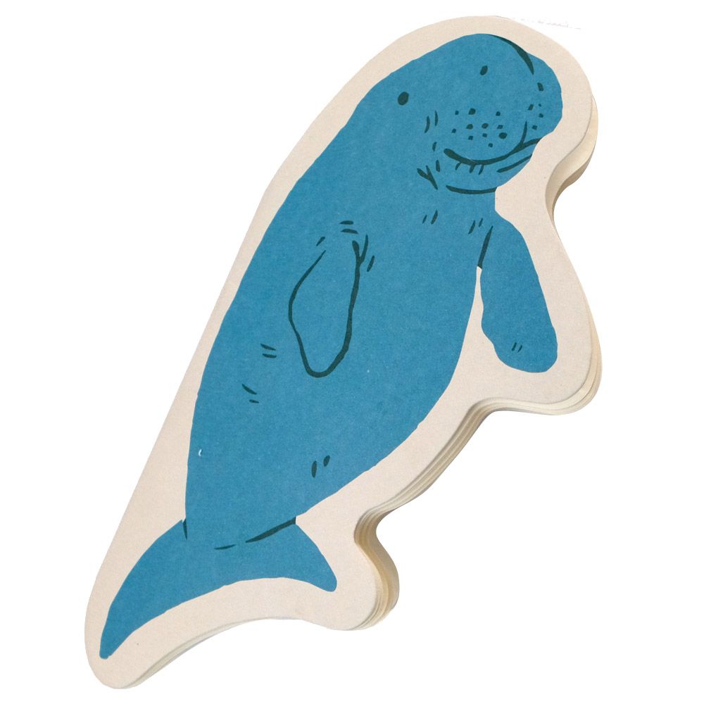 Little Majlis - Dugong Shaped Notebook - Blue