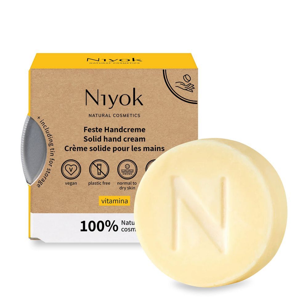 Niyok - Vegan Vitamina Natural Solid Hand Cream - 50g