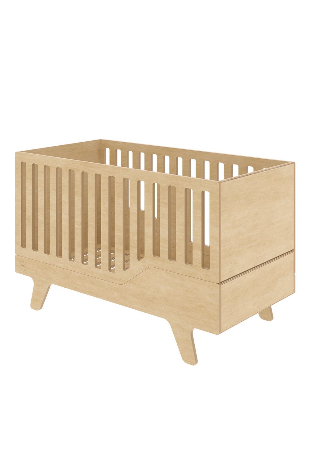 Nuki - 2-In-1 Dream Crib Convertible - Natural Birch