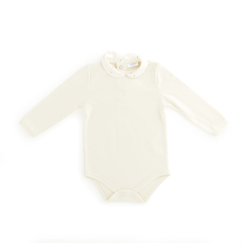 Gloop - Baby's Organic Cotton Bodysuit - Soft Sky