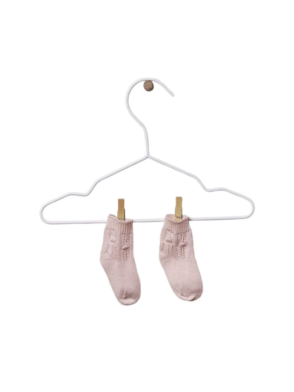 Wedoble - Organic Cotton Knitted Booties - Soft Pink