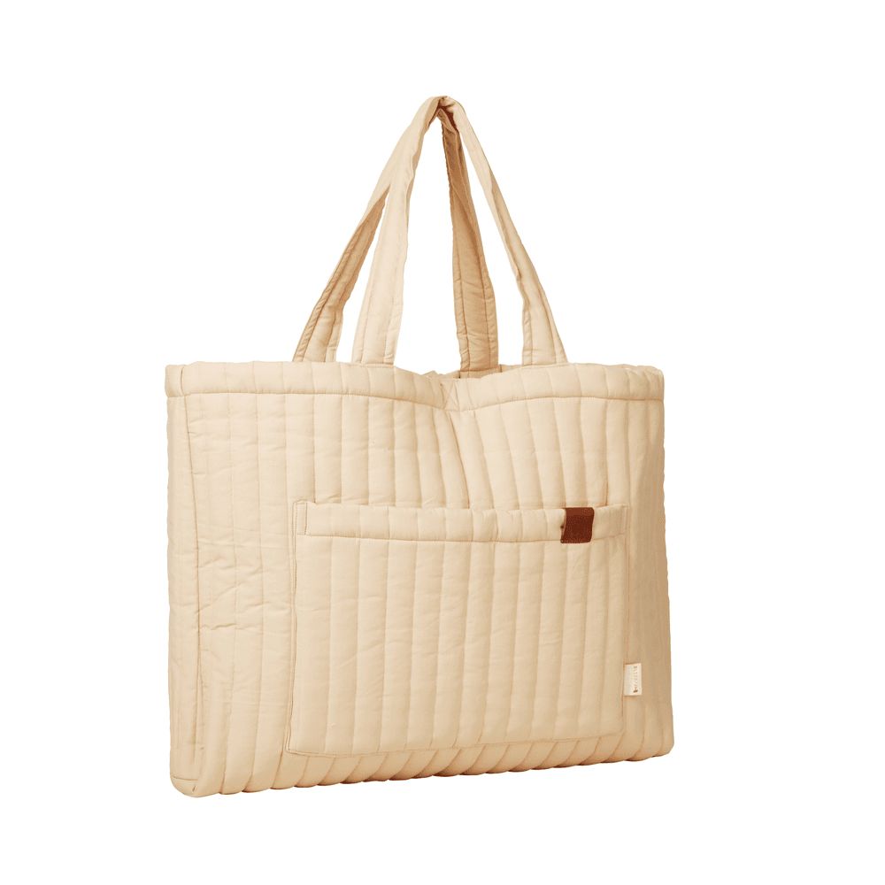 Fabelab - Quilted Tote Bag - Wheat