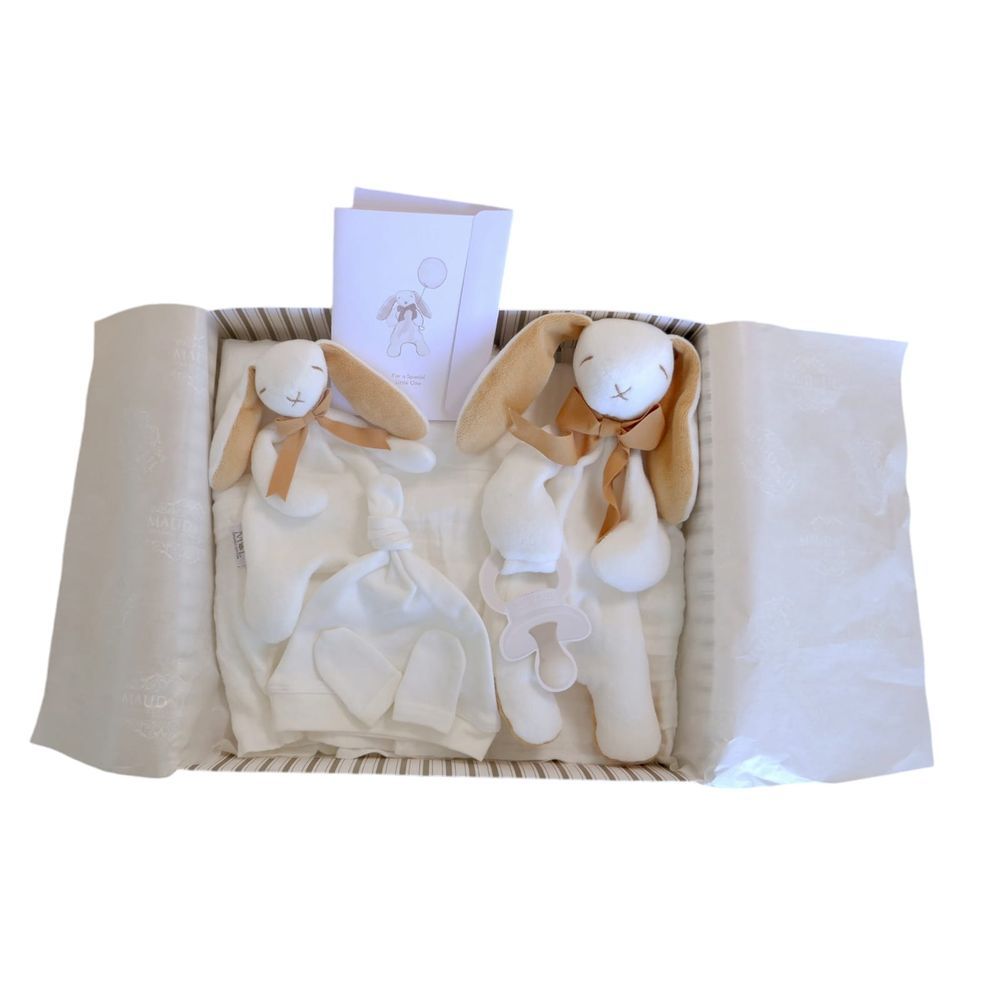 Maud N Lil - Baby Gift Box - Luxury Organic Comforter - 2 Pc