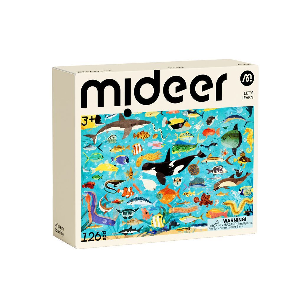 Mideer - Let's Learn Educational Puzzle - Ocean Trip - 126pcs