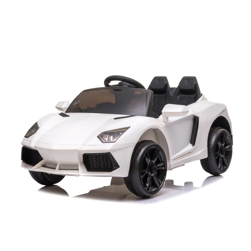 Lovely Baby - Rechargeable Ride On Super Car For Kids 12V - White