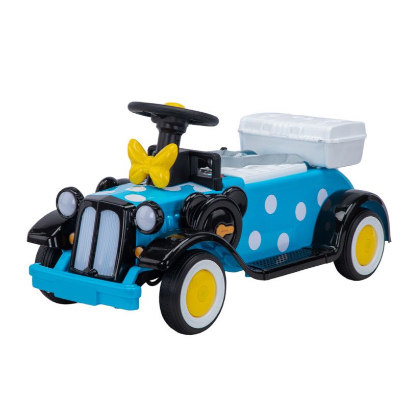 Lovely Baby - Rechargeable Mickey Mouse Style Riding Car For Kids 12V - Blue