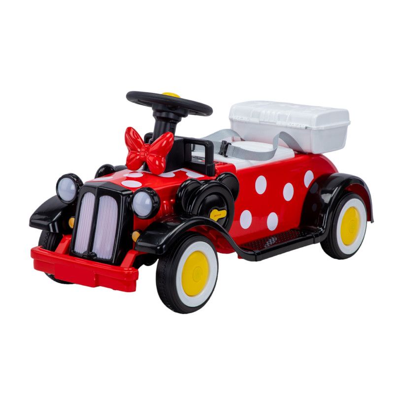 Lovely Baby - Rechargeable Mickey Mouse Style Riding Car For Kids 12V - Red