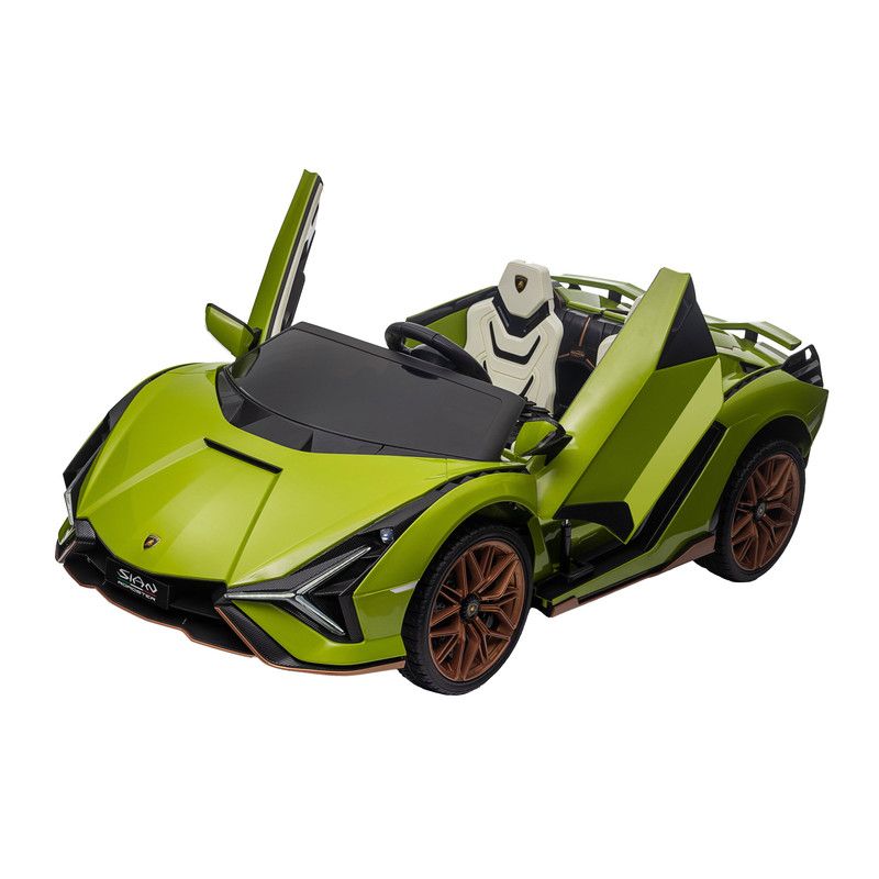 Lovely Baby - Lamborghini Sian Roadster Ride-On Car - Green