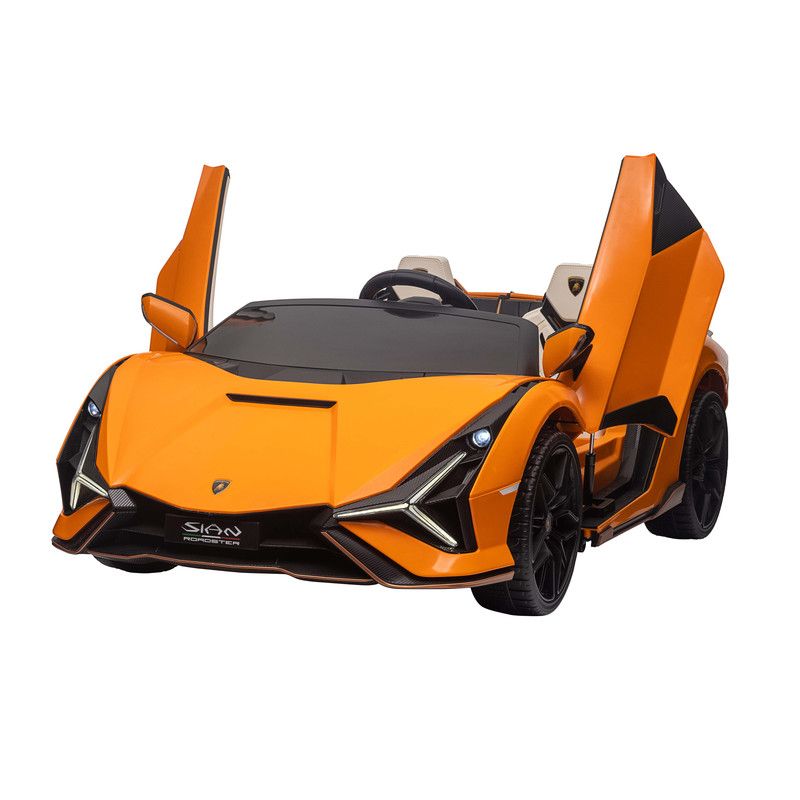 Lovely Baby - Lamborghini Sian Roadster Ride-On Car - Orange