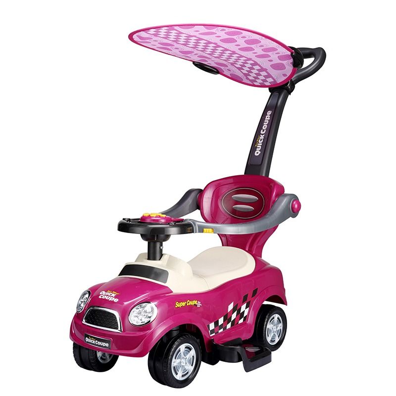 Lovely Baby - Super Coupe Kids Ride-On Push Car - Purple