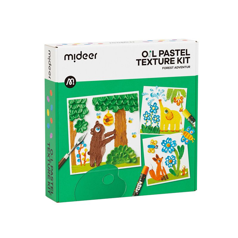 Mideer - Oil Pastel Kit - Forest Adventures