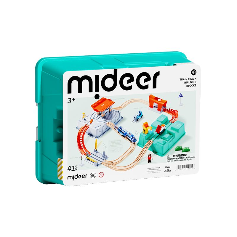 Mideer - Train Track Building Blocks - 41 Pcs