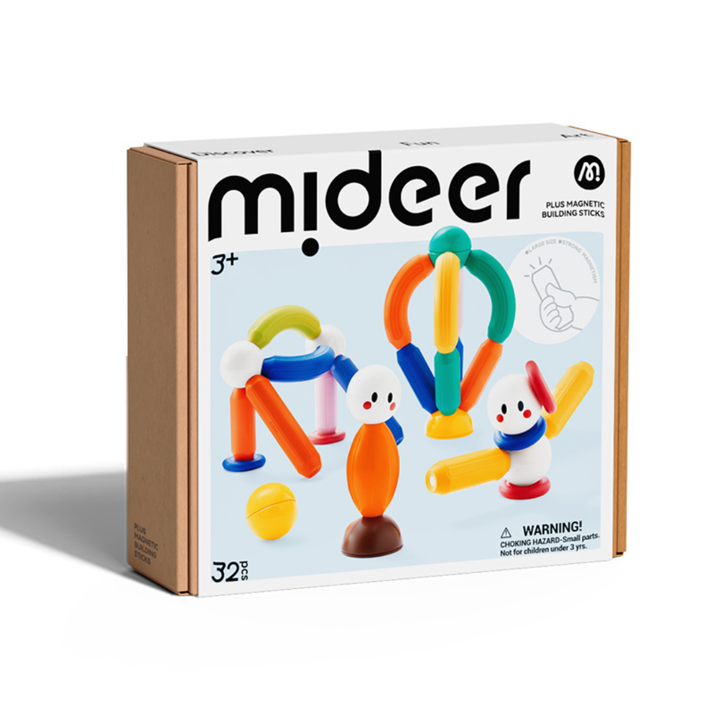 Mideer - Magnetic Sticks - 32 Pcs