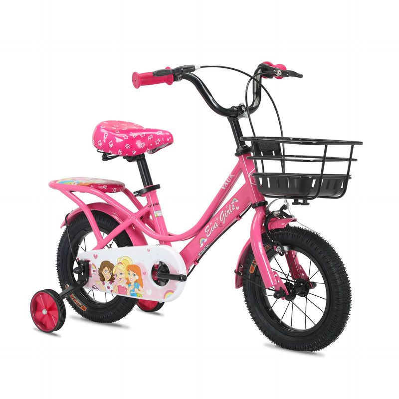 Vaux - Eva Girls Bicycle - Dark Pink - 12-Inch