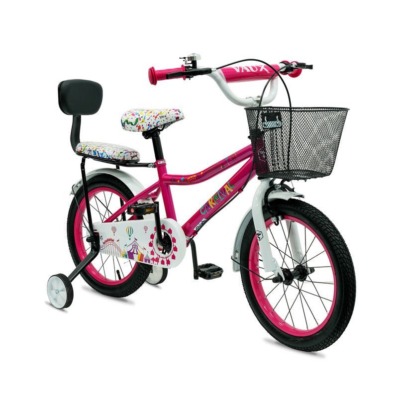 Vaux - Carnival Kids Bike 16 Inch - Dark Pink