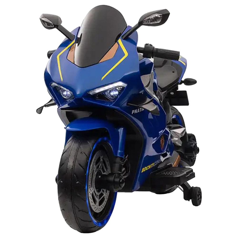 Megastar - Ride On V5 Kids Electric 12 V Motorcycle - Blue