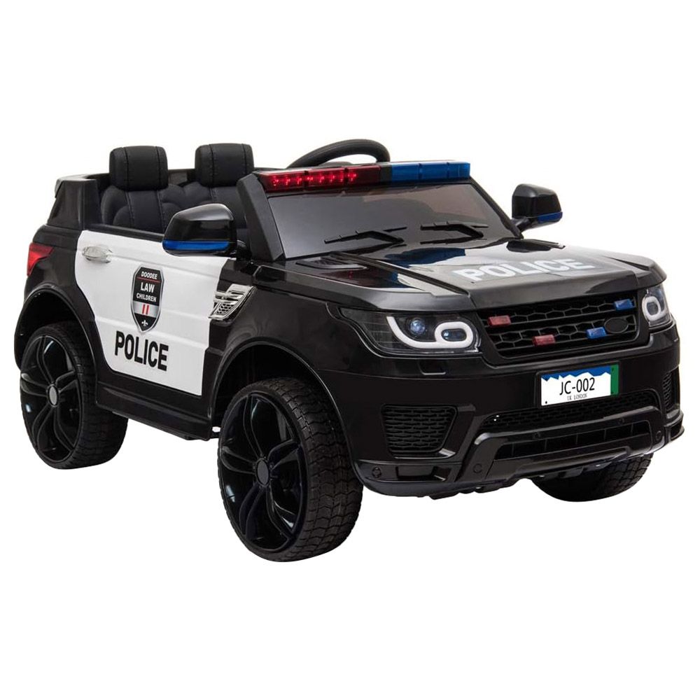 Megastar - Police V5 Powered Electric Ride On SUV - Black