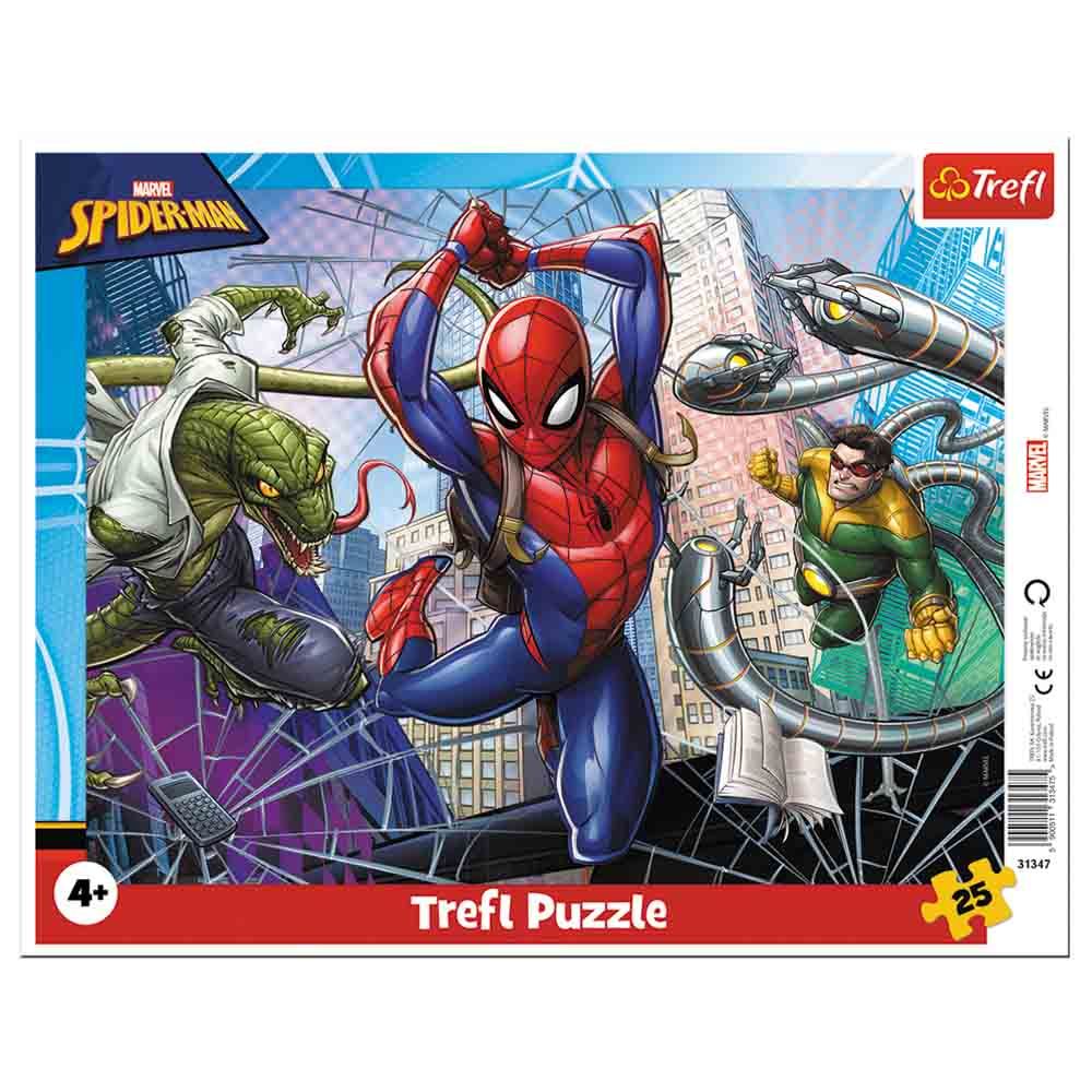 Spiderman - Disney Marvel Brave Spiderman Frame Puzzle - 25pcs