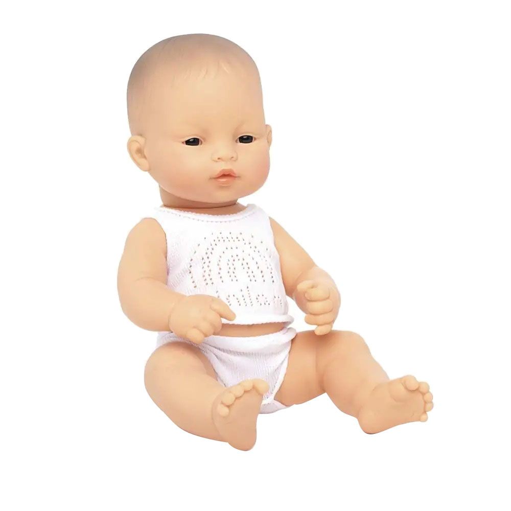 Miniland Baby - Asian Boy Doll - 32cm