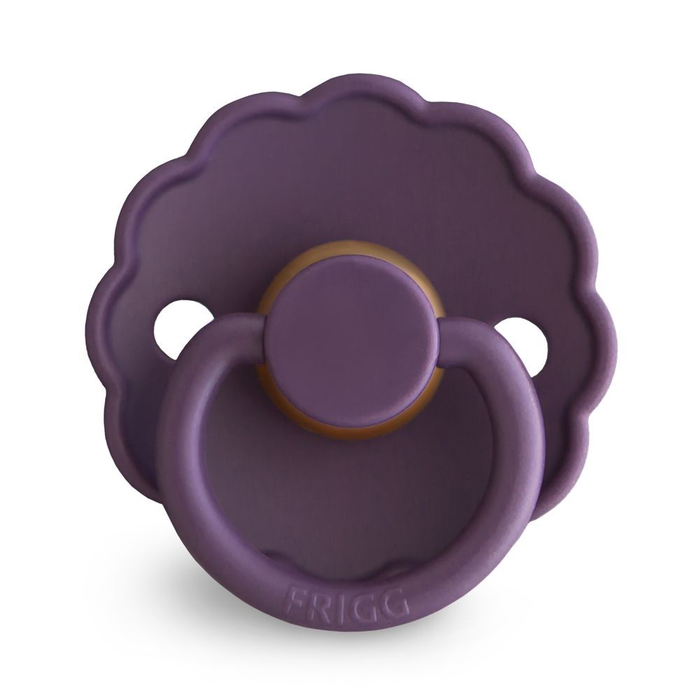 Frigg - Daisy Latex Baby Pacifier 0-6M - S1 - Violet Dream