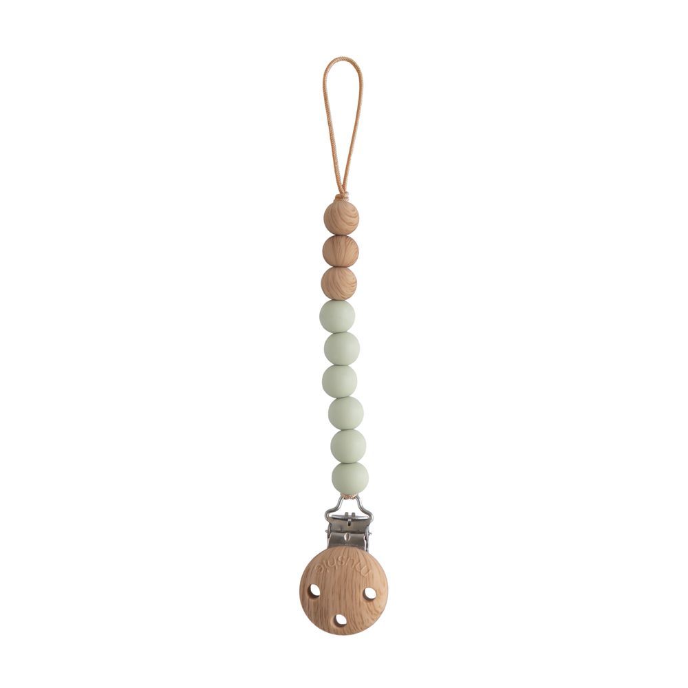 Mushie - Baby Pacifier Clips Eva - Sage