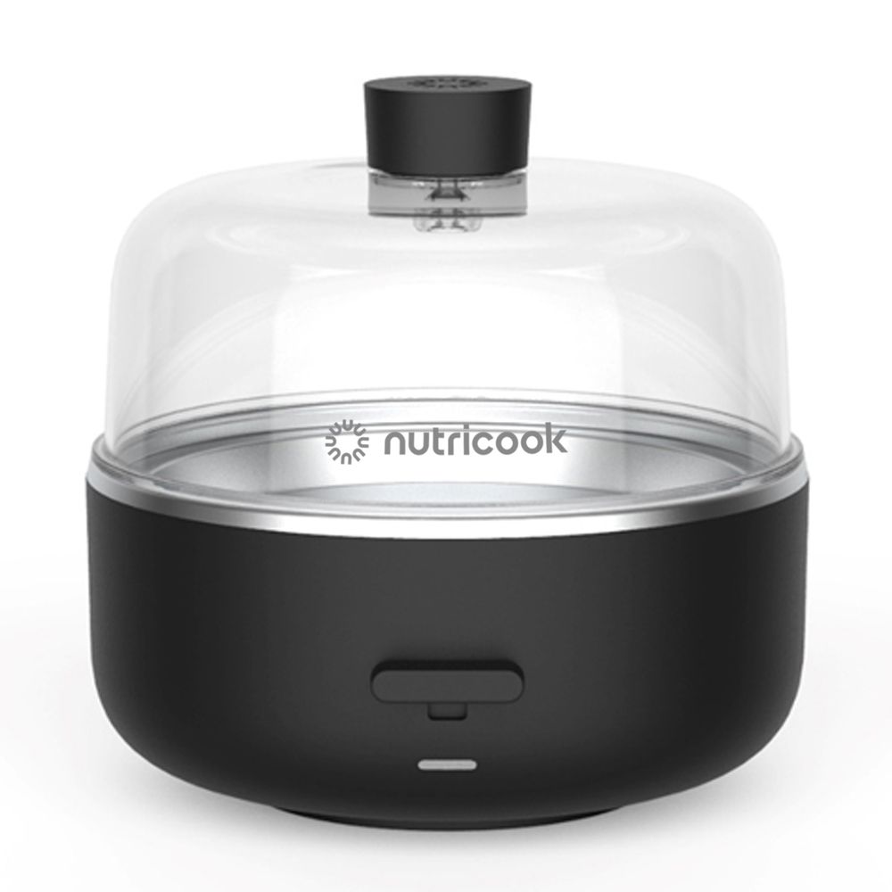 Nutricook - Eggi 7 Egg Capacity Electric Egg Cooker - Black